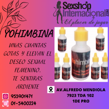 YOHIMBINA APETITO SEXUAL